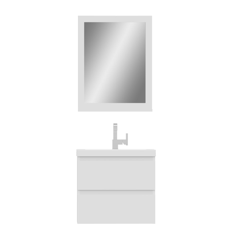 Alya Bath Paterno 24" Modern Wall Mounted Bathroom Vanity | AB-MOF24