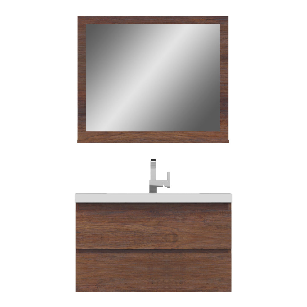 Alya Bath Paterno 36" Modern Wall Mounted Bathroom Vanity | AB-MOF36