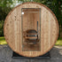 Almost Heaven Watoga Outdoor Traditional Barrel Sauna Holds 4 Persons