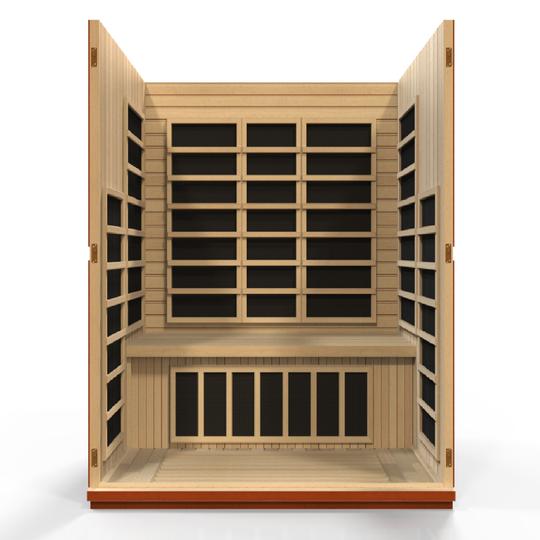 Low EMF Infrared Sauna by Golden Designs Buy Online at FindYourBath.com (DYN-6306-01)