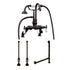 Cambridge Plumbing CAM684D-PKG Goosneck Faucet w/ Supply Lines Shut-Off Valves for Claw Foot Tub