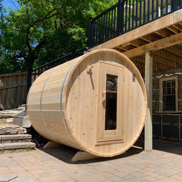 Dundalk "Harmony" Outdoor Traditional Barrel Sauna | CTC22W