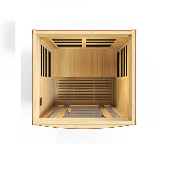 Low EMF Infrared Sauna by Golden Designs Buy Online at FindYourBath.com (DYN-6206-01)