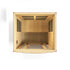Golden Designs Dynamic "San Marino Elite" 2-person Ultra Low EMF FAR Infrared Sauna w/ Hemlock | DYN-6206-01 Elite