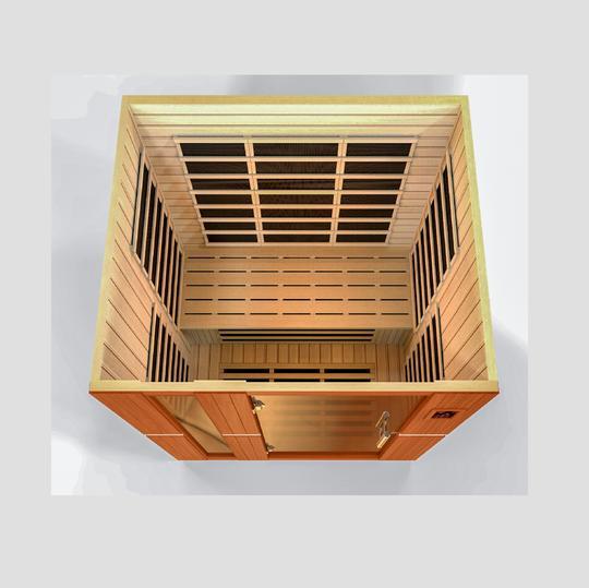 Low EMF Infrared Sauna by Golden Designs Buy Online at FindYourBath.com for $2299 (DYN-6336-01)