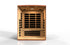 Golden Designs Dynamic "Lugano Elite" Ultra Low EMF 3-person FAR Infrared Sauna w/ Hemlock | DYN-6336-02 Elite