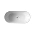 Eviva Alexa 60″ White Free Standing Strengthen Acrylic Bathtub EVTB1018-59WH