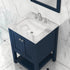 Alya Bath Wilmington 24" Vanity with Carrera Marble Top | HE-102-24