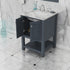 Alya Bath Wilmington 24" Vanity with Carrera Marble Top | HE-102-24