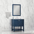 Alya Bath Wilmington 30" Vanity with Carrera Marble Top | HE-102-30