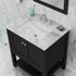 Alya Bath Wilmington 30" Vanity with Carrera Marble Top | HE-102-30