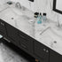 Alya Bath Wilmington 72" Double Vanity & Sinks \ with Carrera Marble Top | HE-102-72D