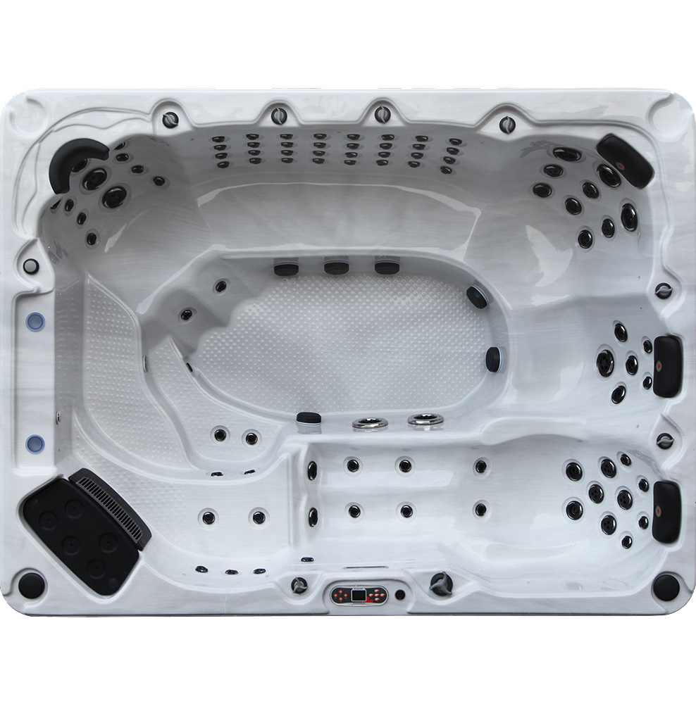 Grand Bend 9-Person Hot Tub Jacuzzi w/ 94-Jets (KH-10087)