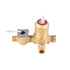 PULSE ShowerSpas LED TruTemp Pressure Balance Valve with Brushed Nickel Trim Kit