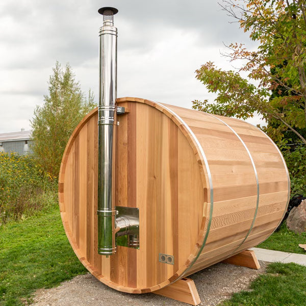 Dundalk "Tranquility" Outdoor Traditional Barrel Sauna | CTC2345W