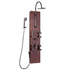 PULSE ShowerSpas Hammered Copper ORB Shower Panel - Mojave ShowerSpa