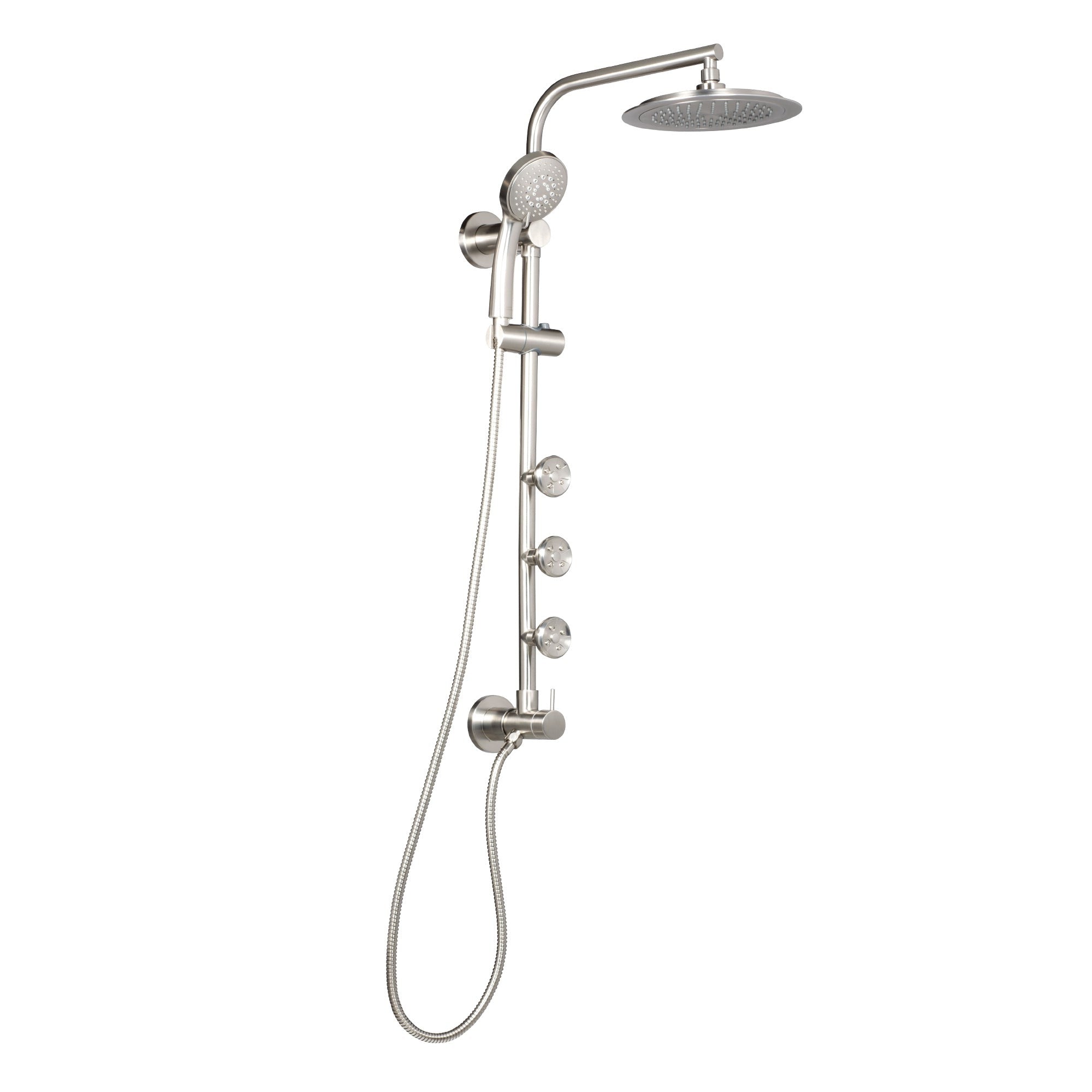 PULSE ShowerSpas Brushed Nickel Shower System - Lanai Shower System