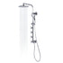 PULSE ShowerSpas Brushed Nickel Shower System - Lanai Shower System