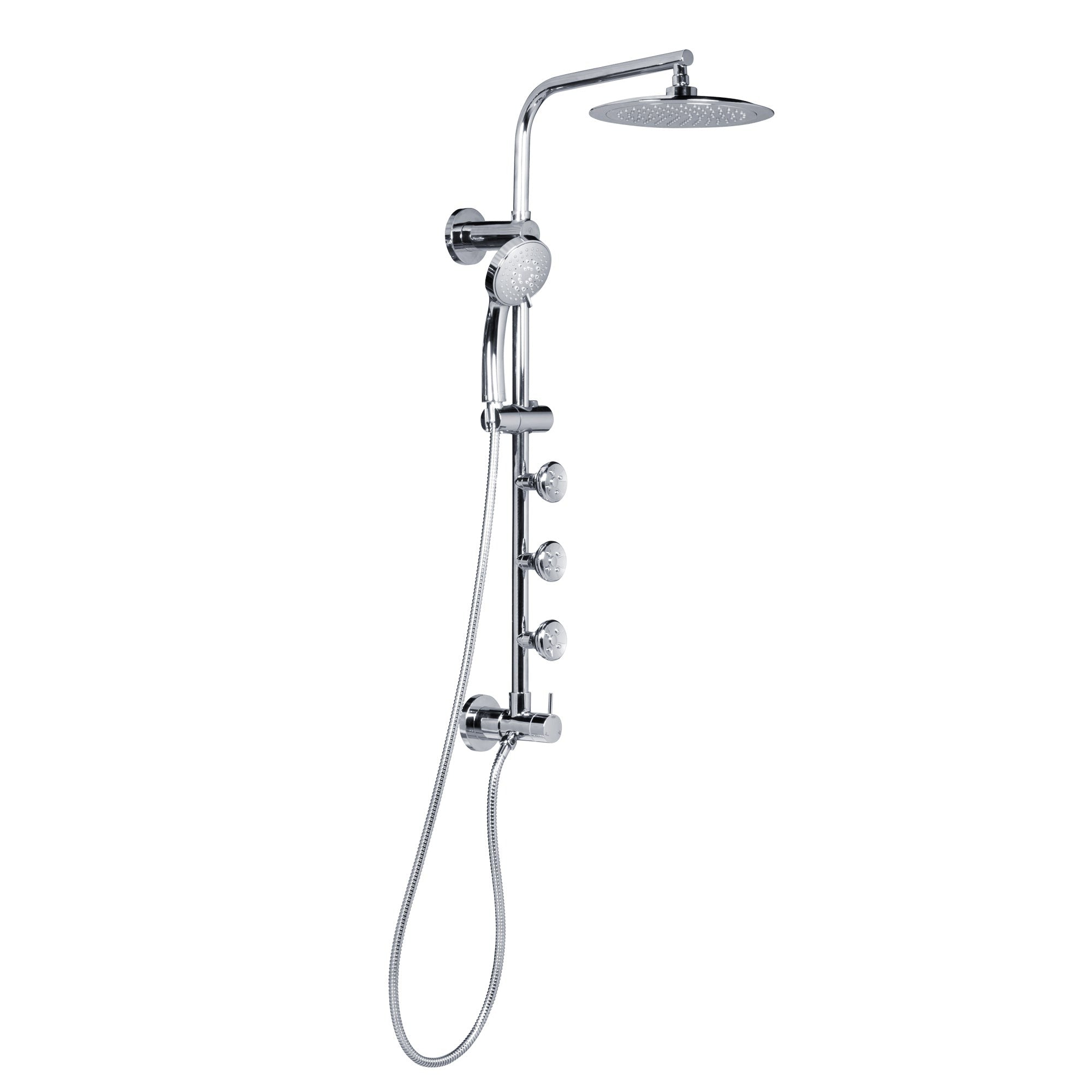 PULSE ShowerSpas Brushed Nickel Shower System - Lanai Shower System