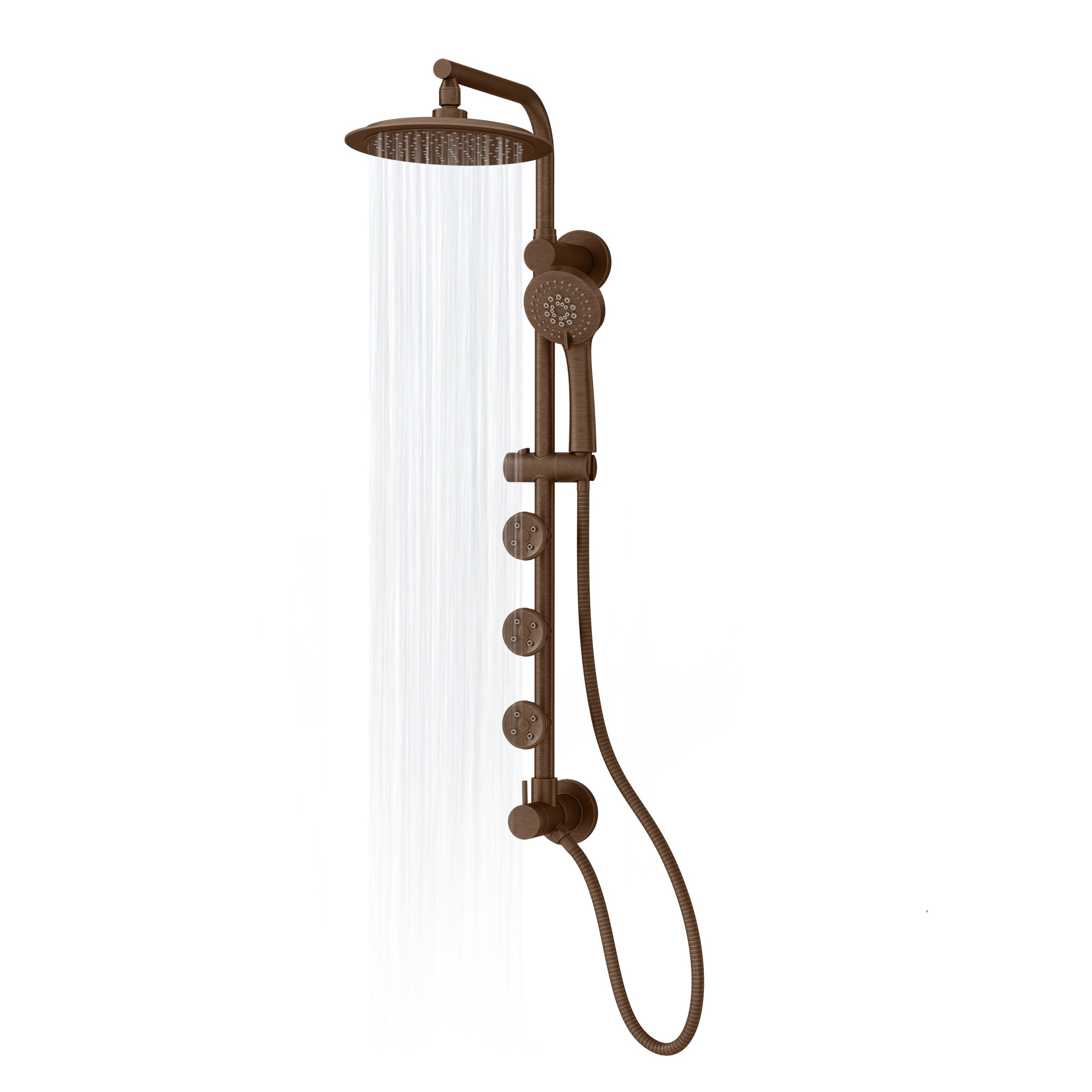 PULSE ShowerSpas Brushed Nickel Shower System - Lanai Shower System