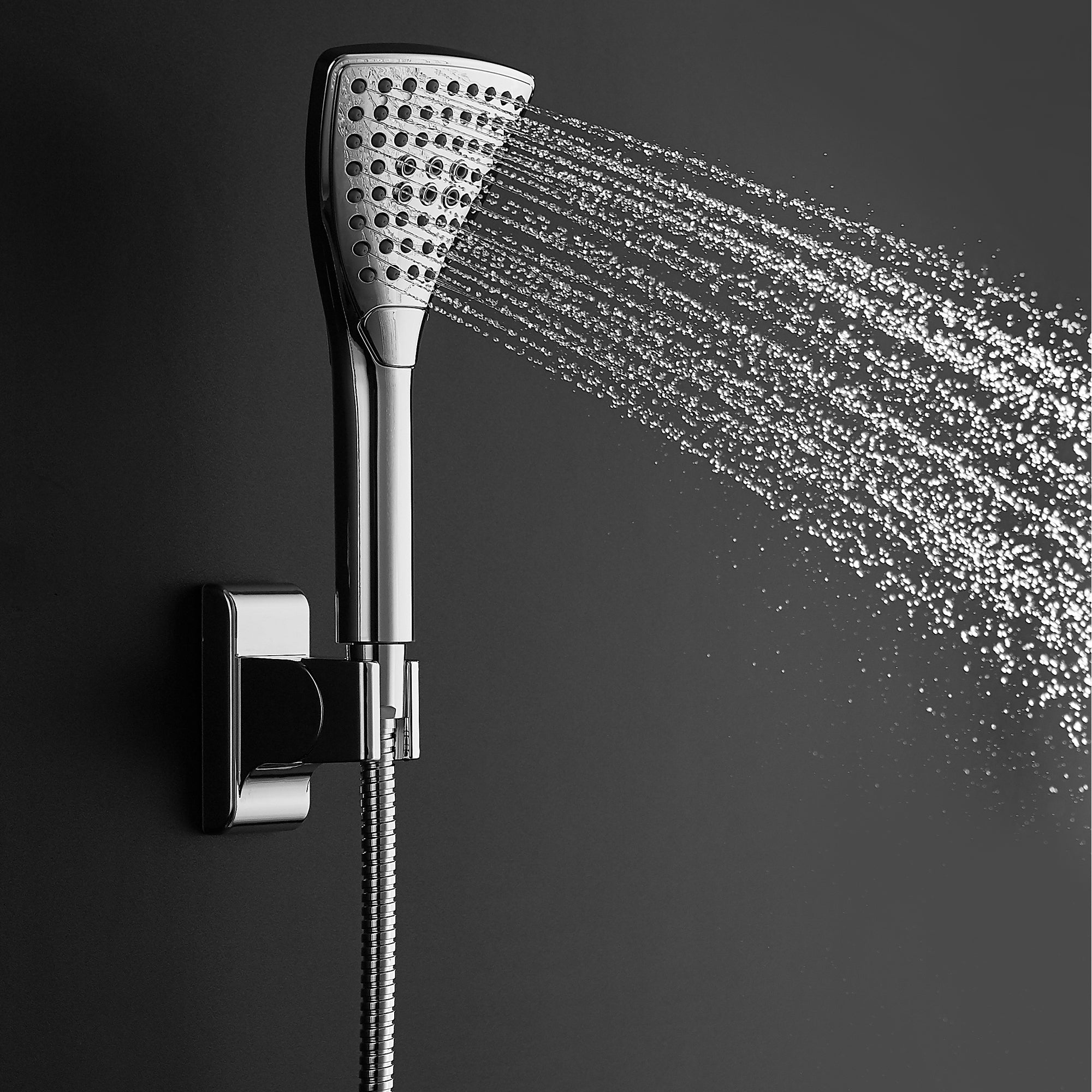 PULSE ShowerSpas Brushed Nickel Shower System - PowerShot Shower System