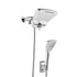 PULSE ShowerSpas Brushed Nickel Shower System - PowerShot Shower System