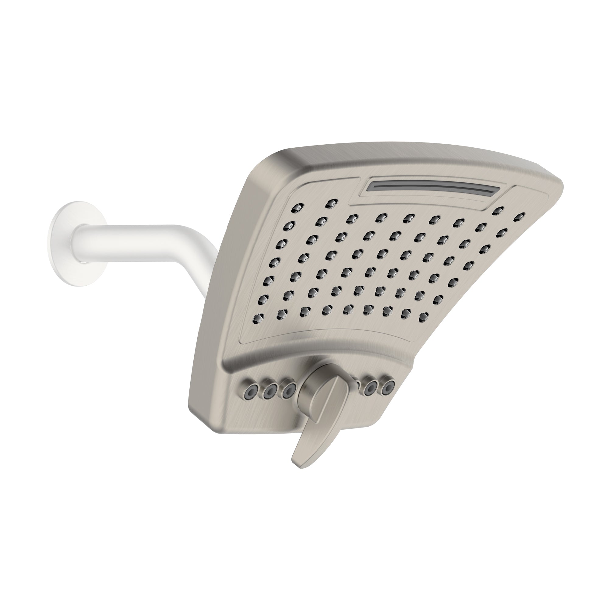 PULSE ShowerSpas Brushed Nickel Showerhead - PowerShot Showerhead