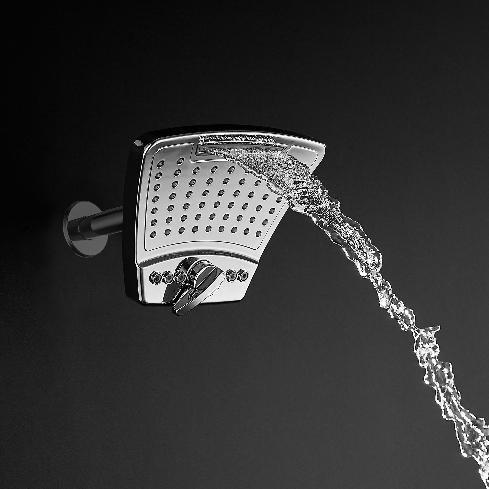 PULSE ShowerSpas Brushed Nickel Showerhead - PowerShot Showerhead