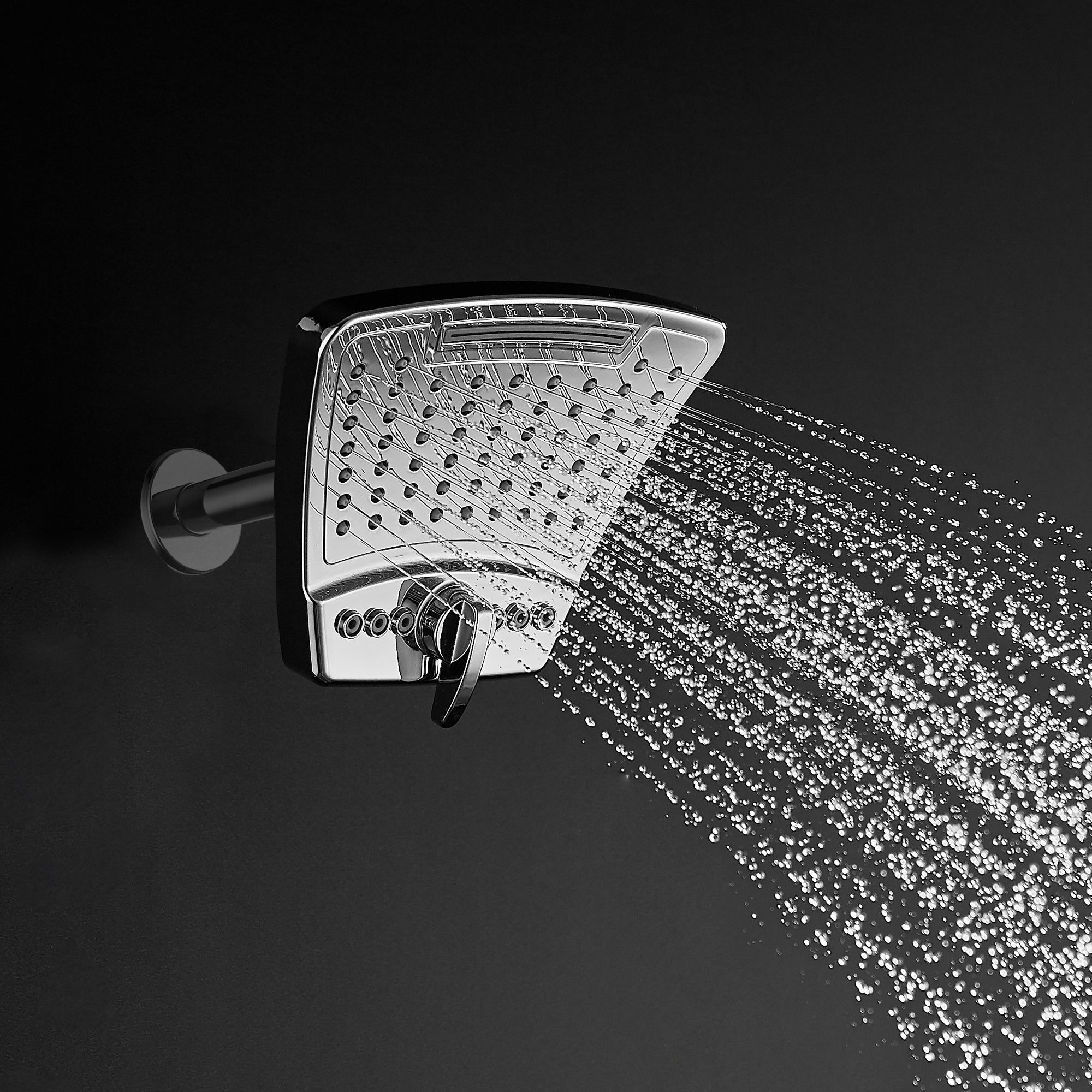 PULSE ShowerSpas Brushed Nickel Showerhead - PowerShot Showerhead