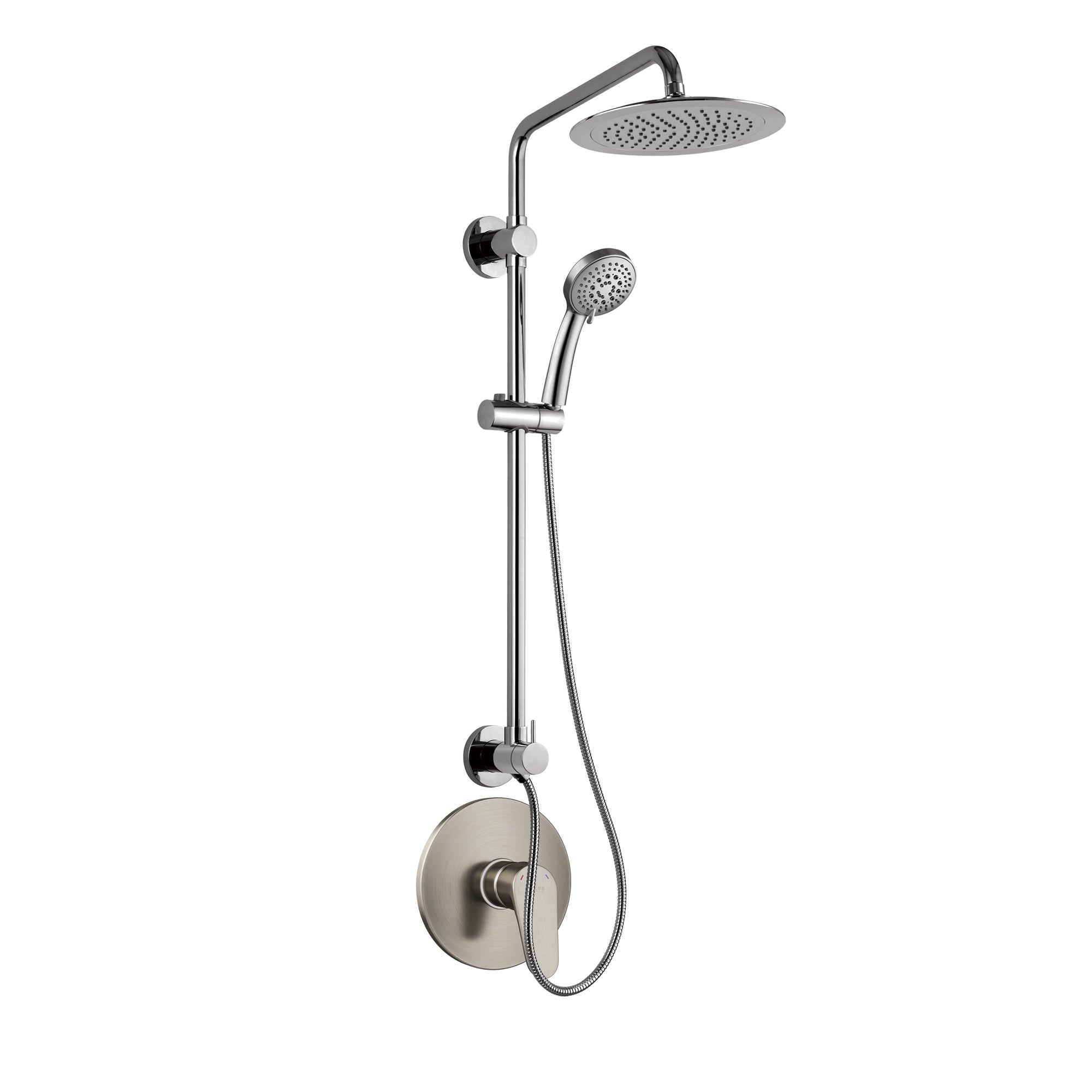 PULSE ShowerSpas Brushed Nickel Shower System - SeaBreeze Shower System