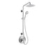 PULSE ShowerSpas Brushed Nickel Shower System - SeaBreeze Shower System