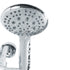 PULSE ShowerSpas Brushed Nickel Shower Combo - Fusion Shower Combo