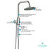 PULSE ShowerSpas Brushed Nickel Shower System - Aquarius Shower System