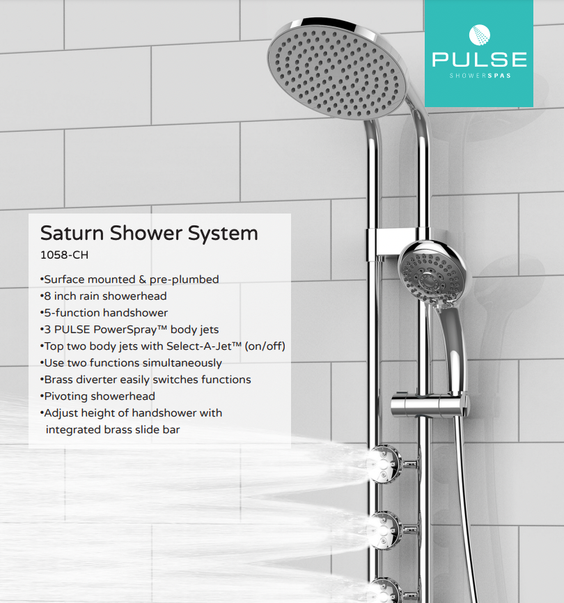 Pulse 1058 Saturn Shower System