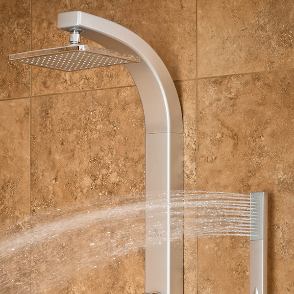 PULSE ShowerSpas Silver ABS Shower System - Splash Shower System
