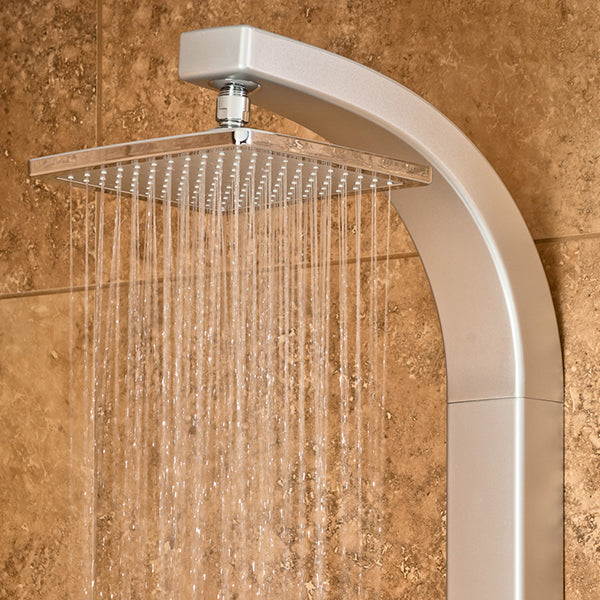 PULSE ShowerSpas Silver ABS Shower System - Splash Shower System