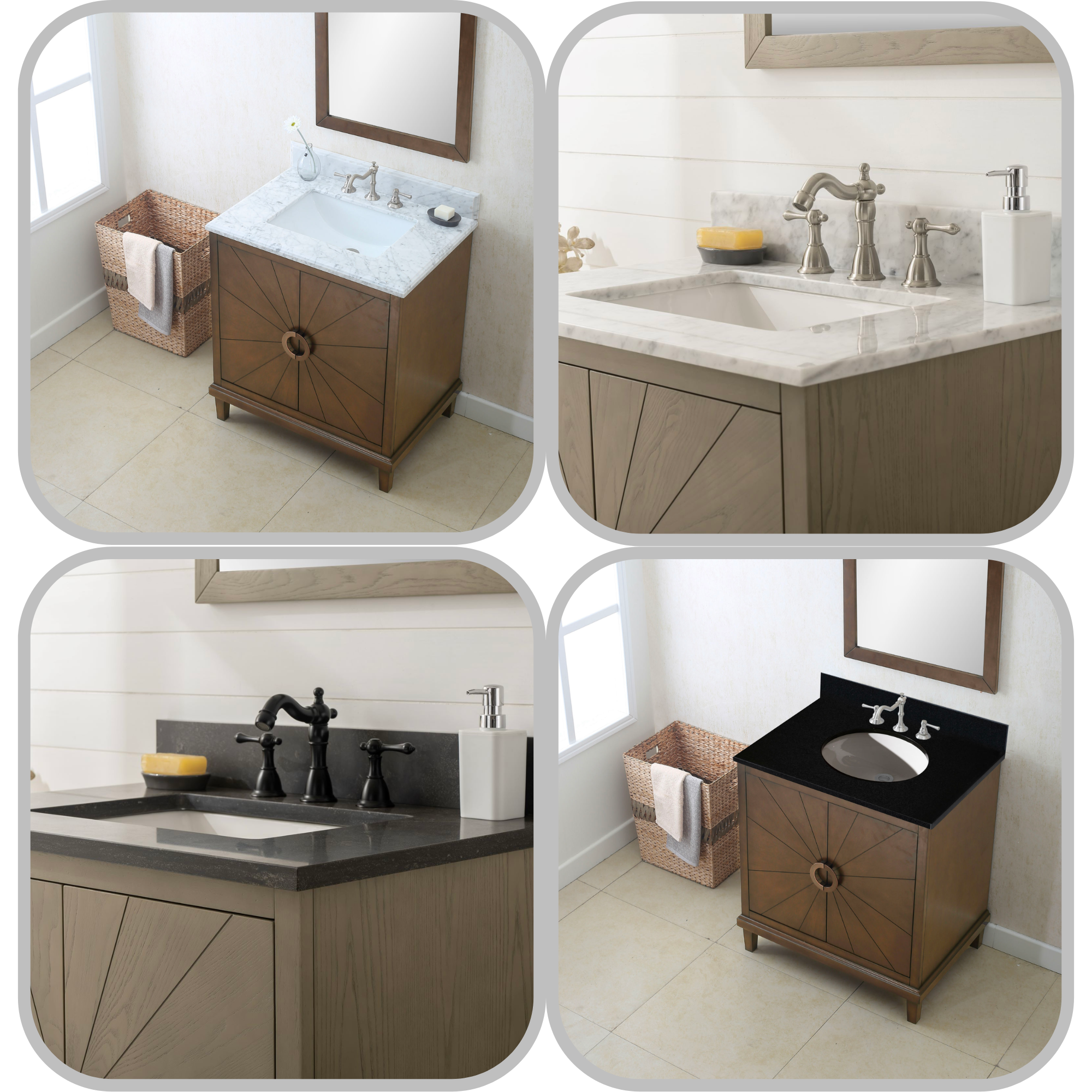 Legion Furniture 30" Bathroom Vanity & Sink WLF7040-30 (30" x 21" x 33")