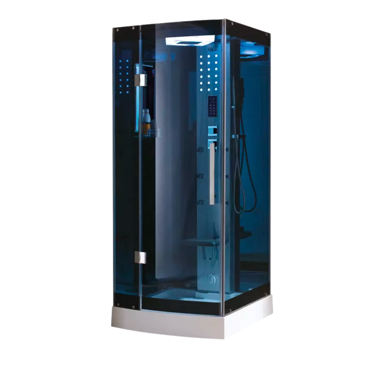 Mesa WS-301A Steam Shower Blue Glass - Find Your Bath