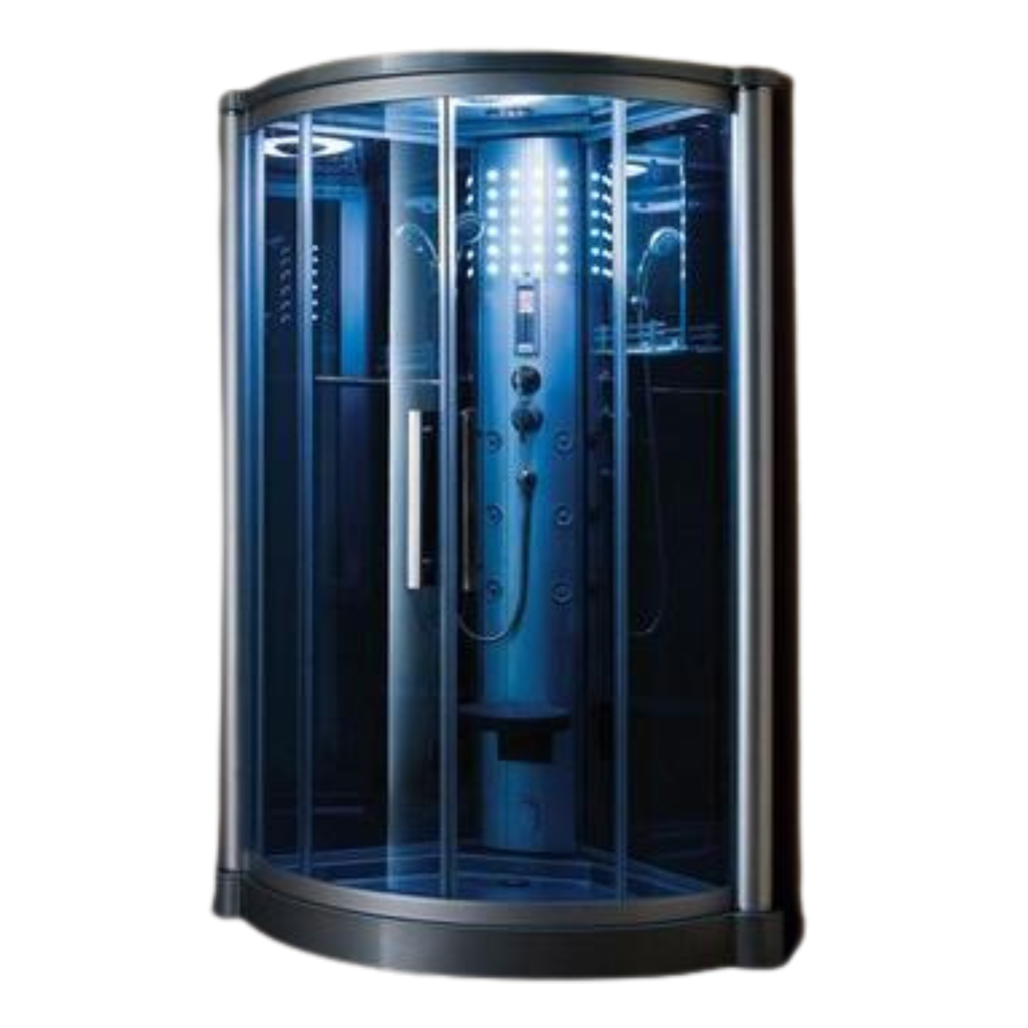 Mesa WS-801L Steam Shower 42"L x 42"W x 85"H - Blue Glass