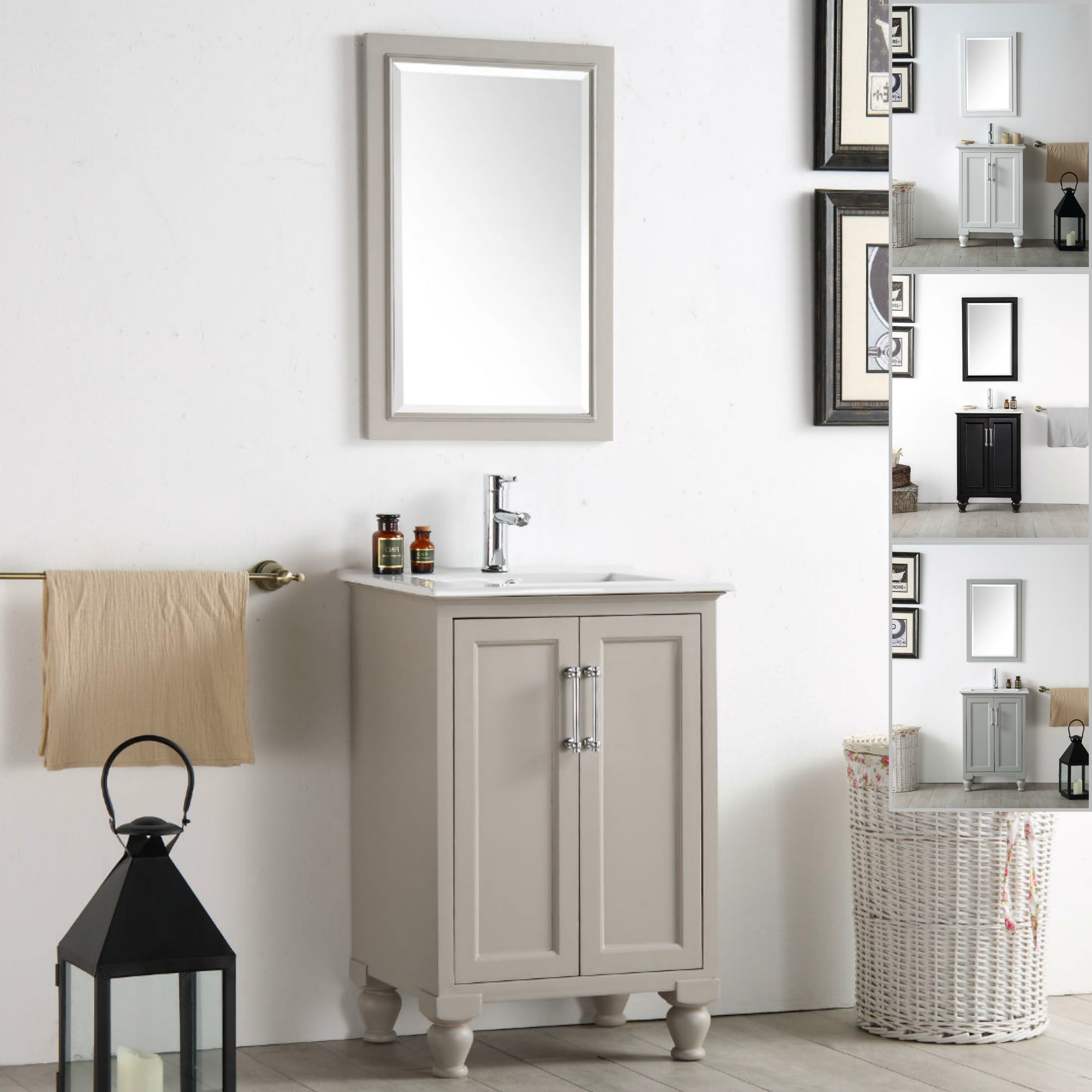 Legion Furniture 24" Bathroom Vanity & Sink WH7524 (24" x 18" x 35")