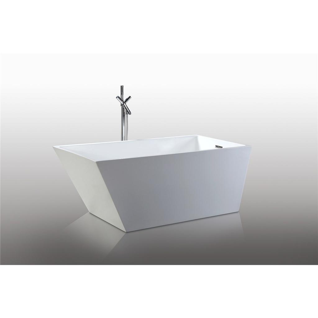 Legion Furniture Freestanding Bathtub - White Acrylic 67" WE6844