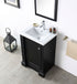 Legion Furniture 25" Compact Bathroom Vanity & Sink WH7124 (25" x 18" x 34")