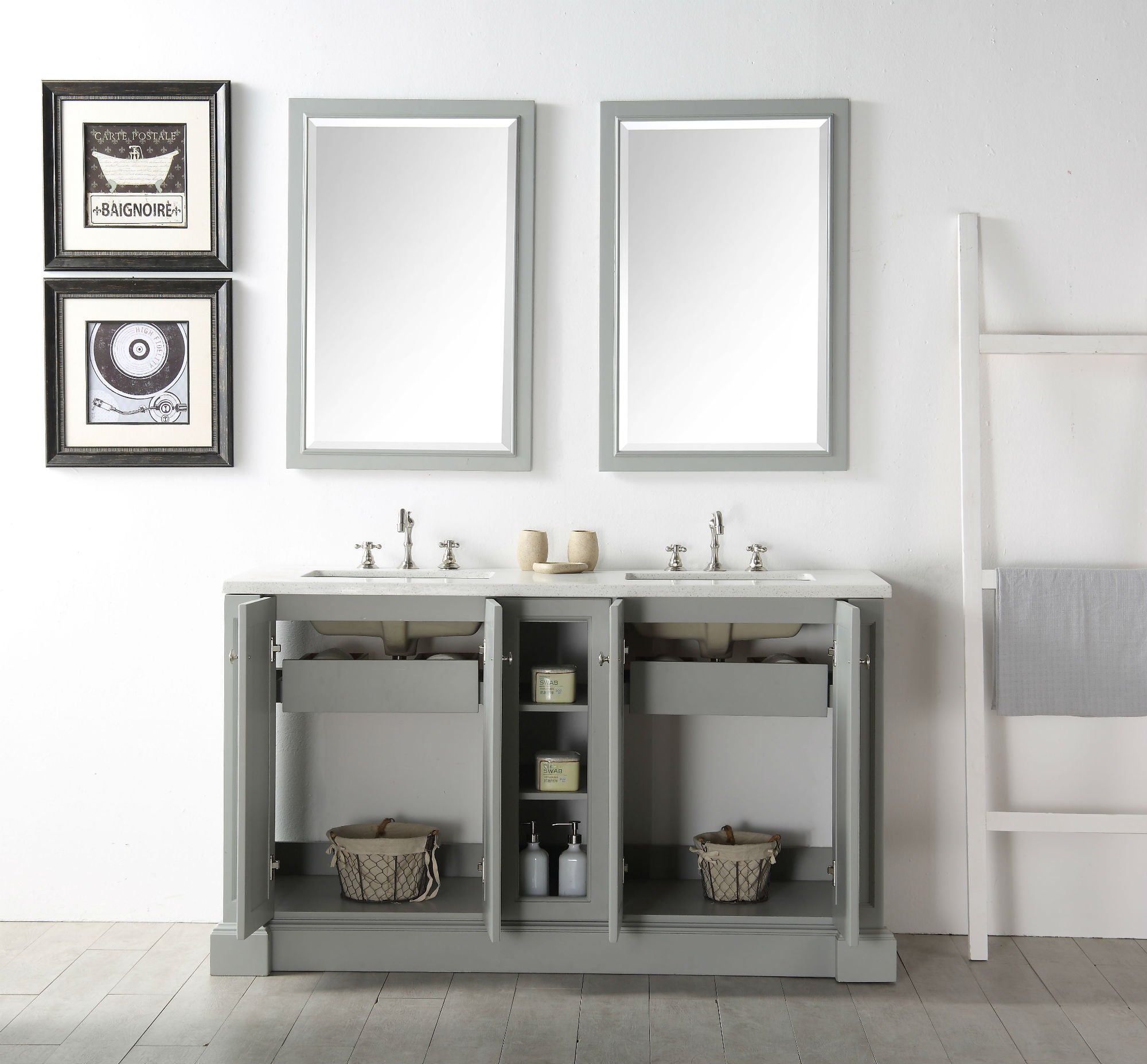 Legion Furniture 60" Bathroom Vanity w/ Sink WH7360 (60" x 22" x 35")