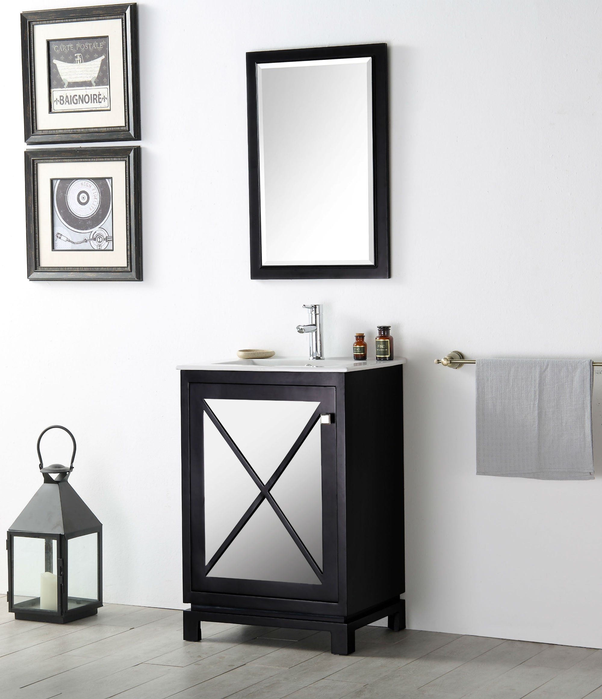 Legion Furniture 24" Bathroom Vanity & Sink WH7424 (24" x 18" x 35")