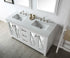 Legion Furniture 60" Vanity & Double Sinks WH7460 (60" x 22" x 35")