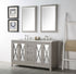 Legion Furniture 60" Vanity & Double Sinks WH7460 (60" x 22" x 35")