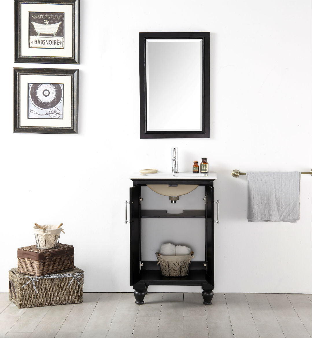 Legion Furniture 24" Bathroom Vanity & Sink WH7524 (24" x 18" x 35")