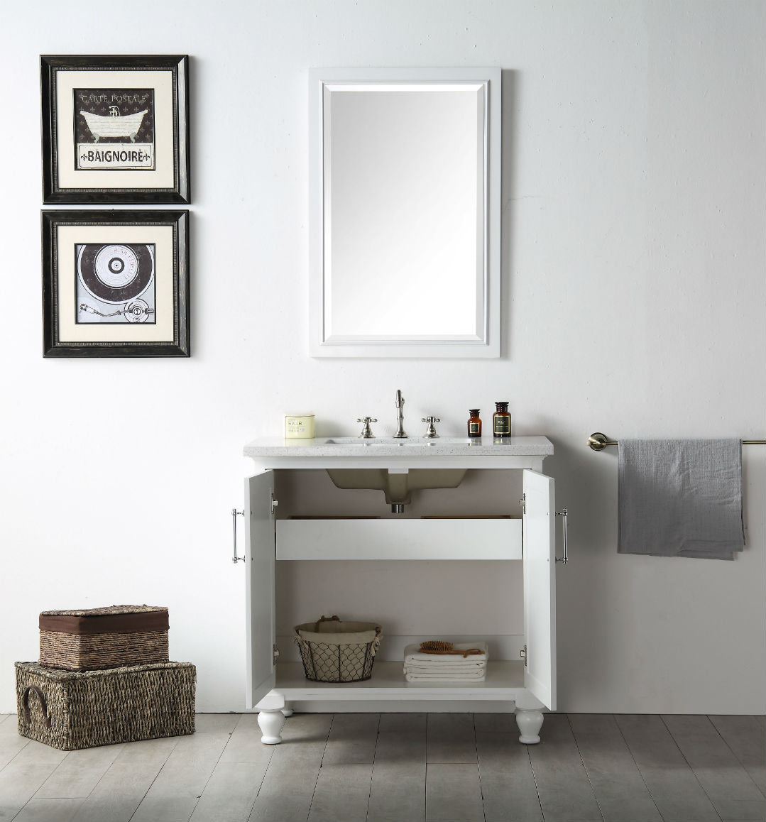 Legion Furniture 36" Bathroom Vanity & Sink WH7536 (36" x 22" x 34")