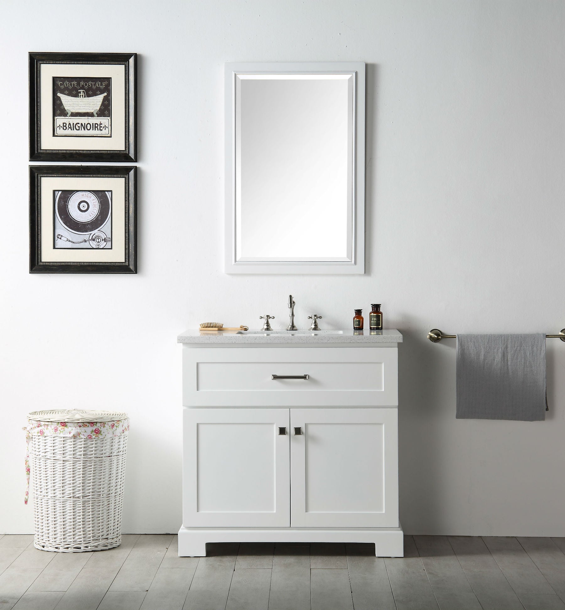 Legion Furniture 36" Bathroom Vanity & Sink WH7636 (36" x 22" x 35")