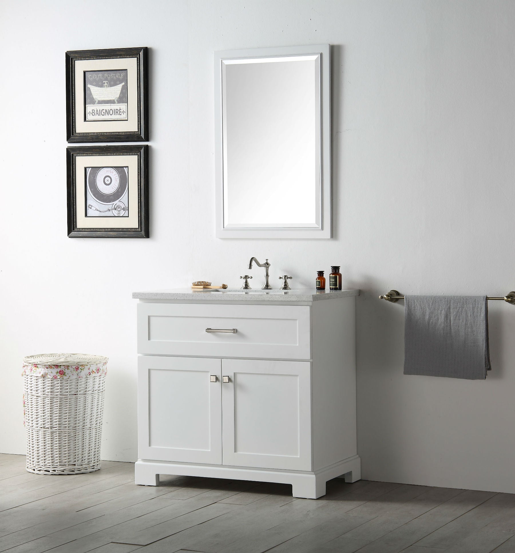 Legion Furniture 36" Bathroom Vanity & Sink WH7636 (36" x 22" x 35")